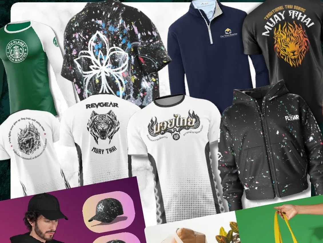 Custom apparel and merch designed by High End Graphics